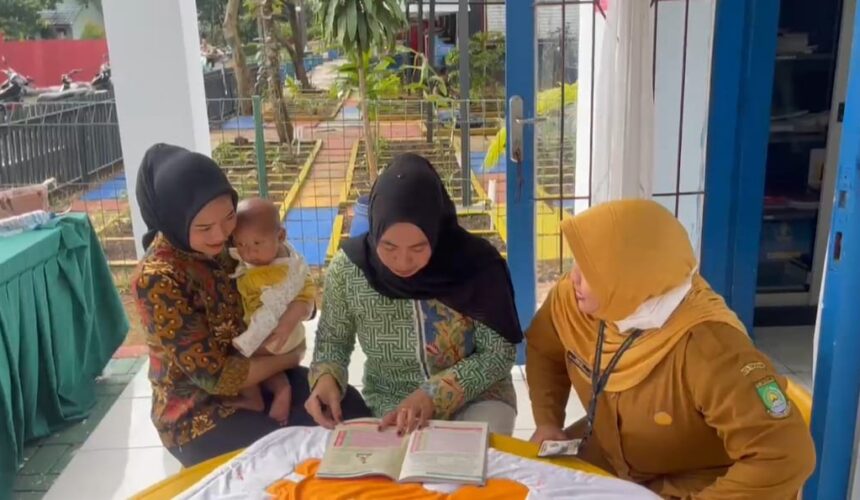 ibu anak Pemilahan Sampah